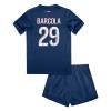 Maillot de Supporter Paris Saint-Germain Bradley Barcola 29 Domicile 2024-25 Pour Enfant